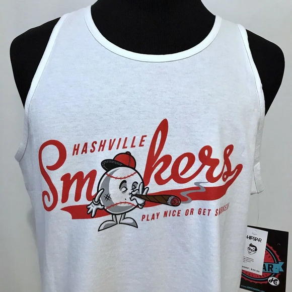 Hipstar NWT White Grapic Tank Top Men M *Please See Description* - Picture 2 of 7